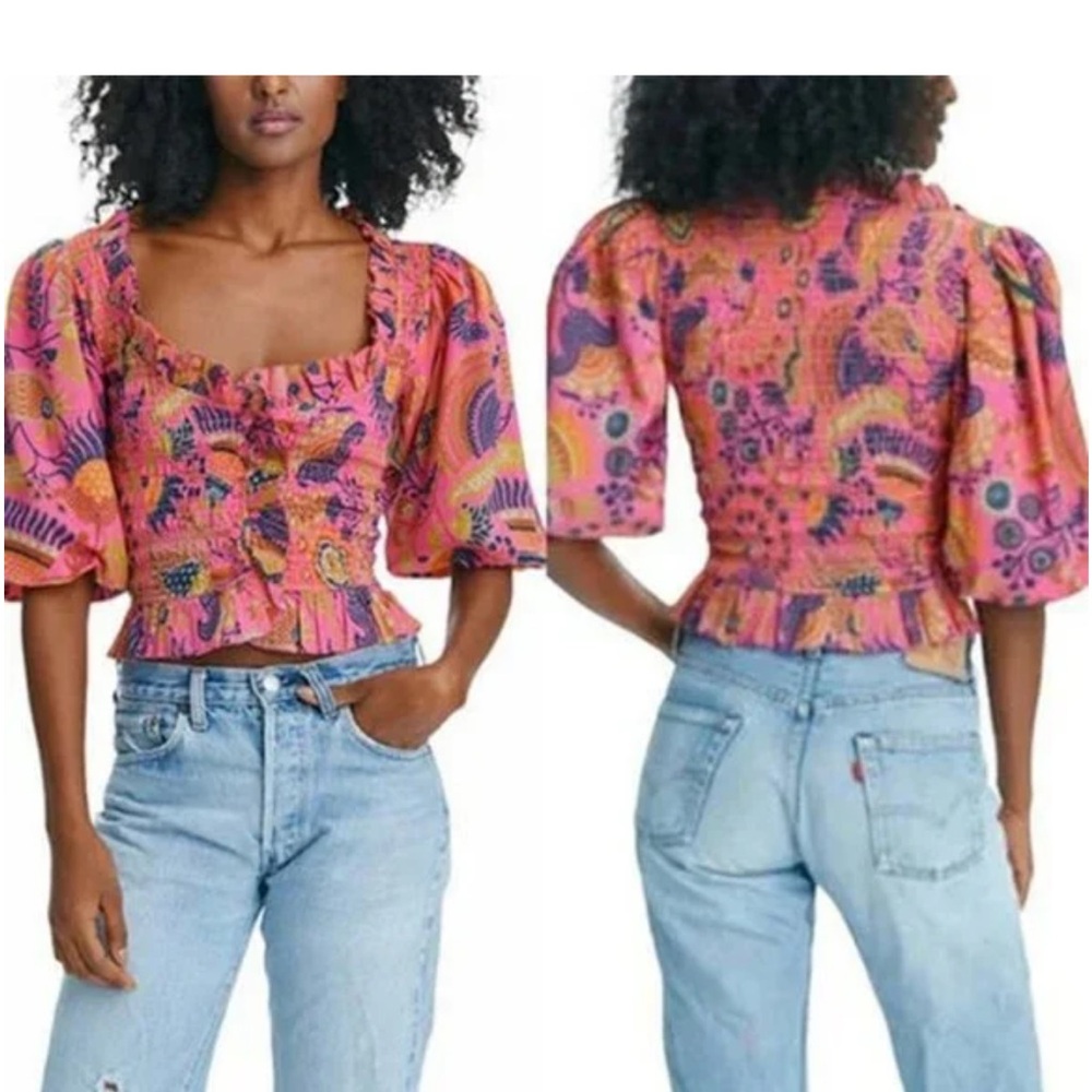 Love The Label Faye Smocked Top